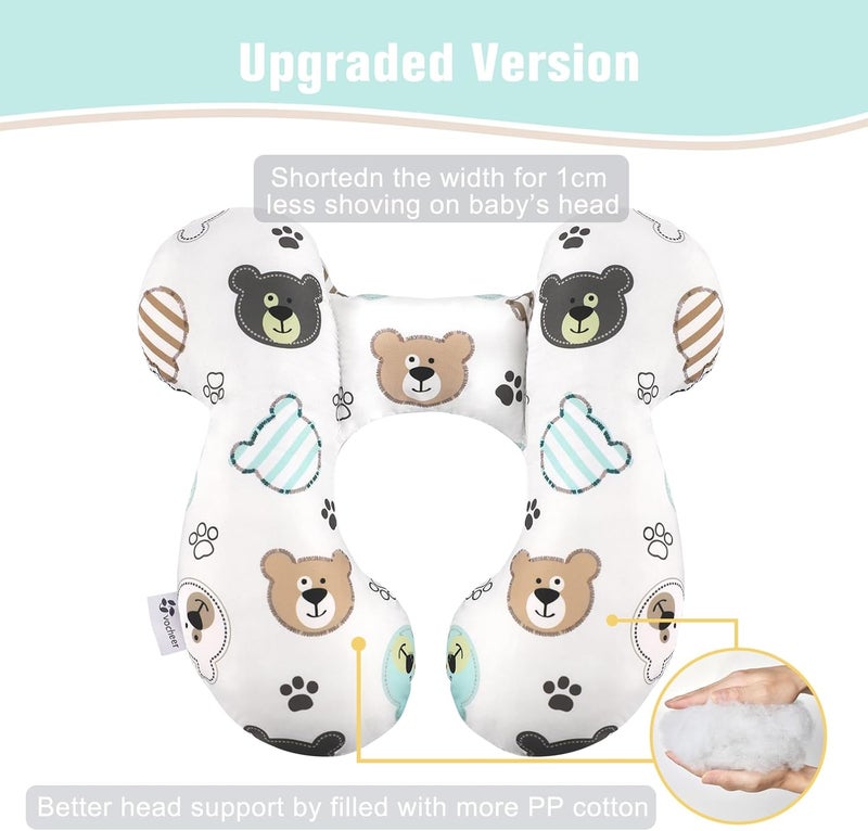 vocheer Baby Travel Pillow - Bear Design - Image 2